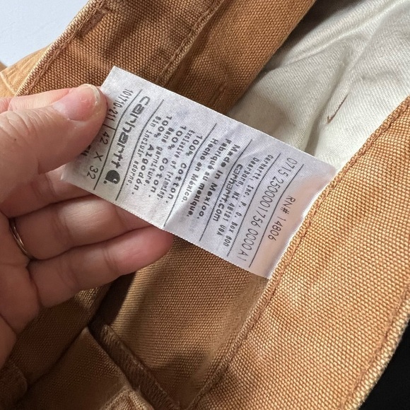 Carhartt relaxed fit tan carpenter pants - Picture 5 of 10
